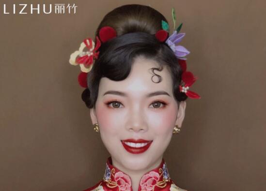 麗竹彩妝作品|中國古風(fēng)造型，不負(fù)一世韶光