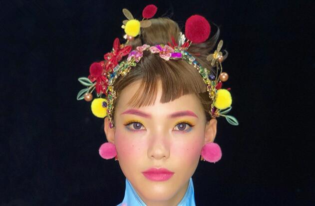 南寧化妝課堂：東方少女國潮造型