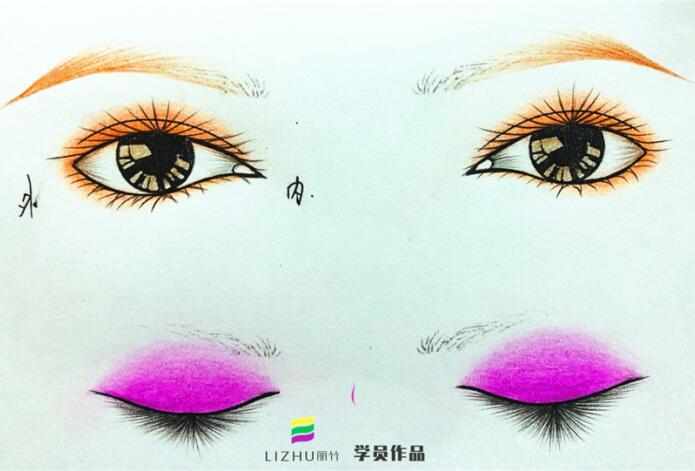 如何在紙上畫眼影？廣西專業(yè)化妝學(xué)校教你