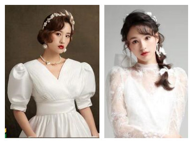 用韓式新娘造型作品，展示廣西化妝學(xué)校哪家口碑好