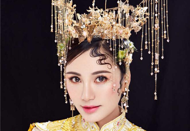 中式新娘妝的注意事項(xiàng)，廣西化妝課堂總結(jié)好了