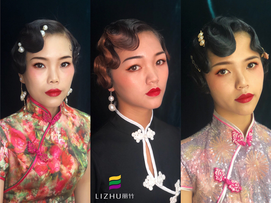 旗袍民國風(fēng)造型，告訴你南寧學(xué)彩妝哪家教得好