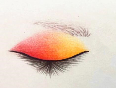 正確的眼影畫法，廣西教彩妝的機(jī)構(gòu)在演示手法