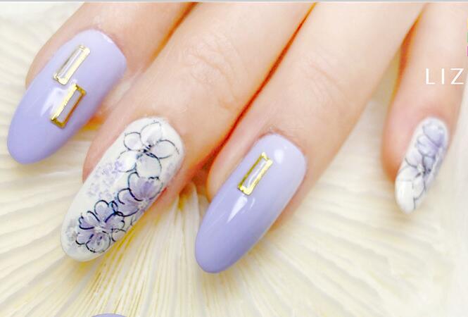 芋泥波波美甲，童趣清新又可愛