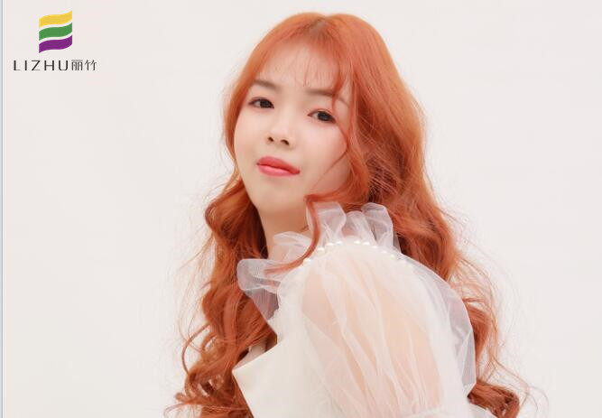 南寧美發(fā)學(xué)校作品--橘色浪漫