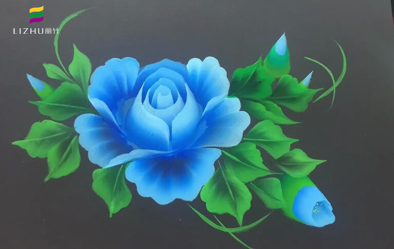 排筆彩繪美甲 ，南寧美甲學(xué)校學(xué)員作品