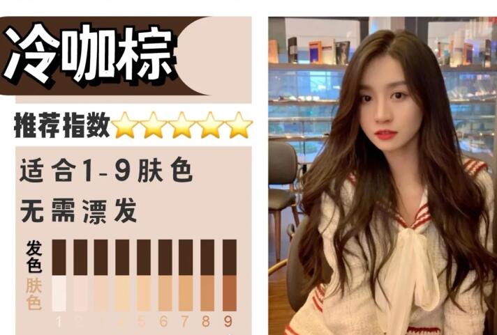 不漂也好看的棕色法系，南寧燙染學(xué)校分享