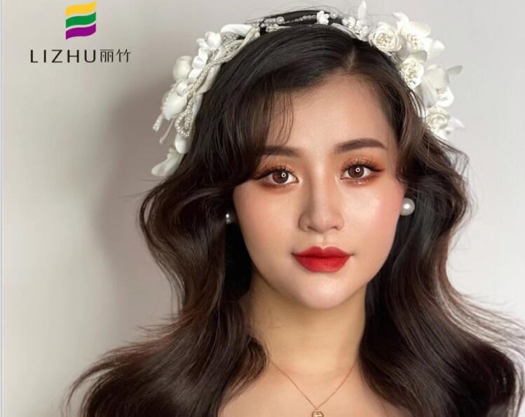 韓式披發(fā)新娘，彩妝化妝培訓(xùn)學(xué)校作品