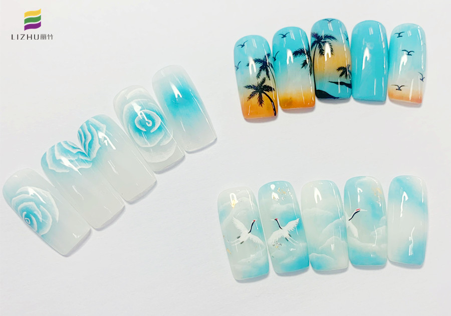 網(wǎng)紅美甲火爆款，麗竹美甲學(xué)校學(xué)員作品