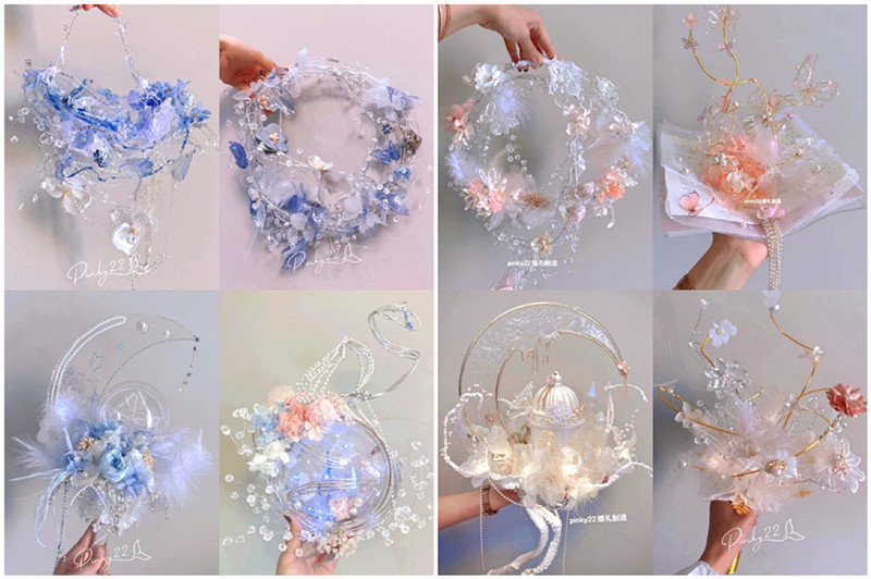 仙女新娘手捧花，南寧插花花藝培訓邀你共賞