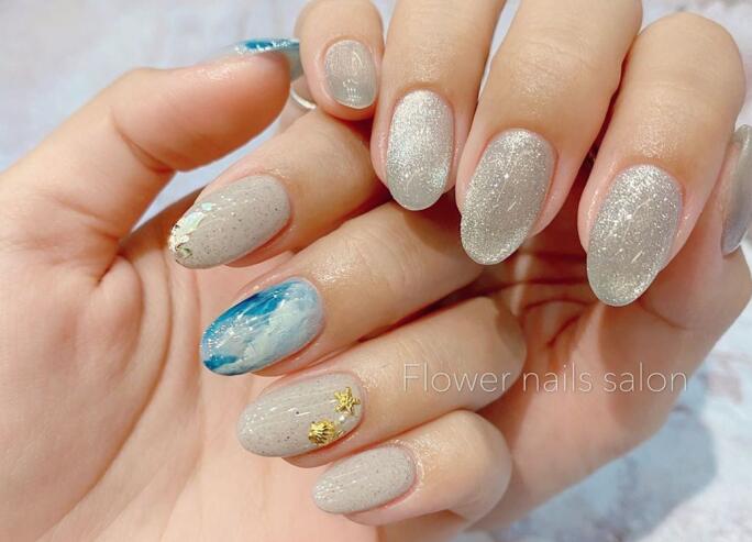 分享晶石貓眼美甲圖片，告訴你廣西學(xué)美甲哪家時(shí)尚