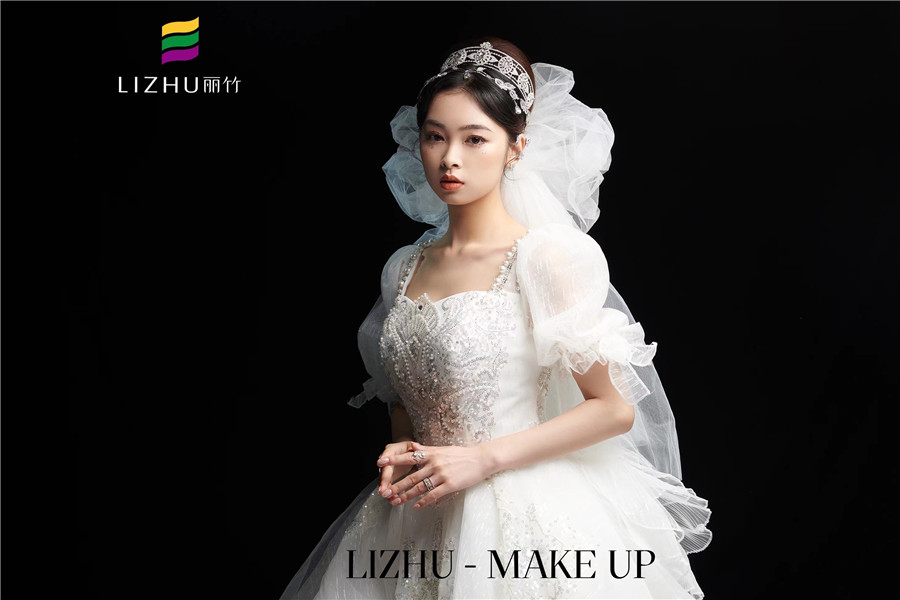 復(fù)古氣質(zhì)新娘，麗竹學(xué)校彩妝原創(chuàng)作品