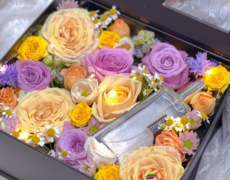 韓式花盒的特點(diǎn)，廣西花藝培訓(xùn)班詳細(xì)講解