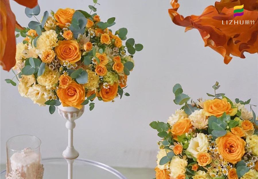 制作半球形桌花技巧，南寧插花學(xué)校浪漫分享