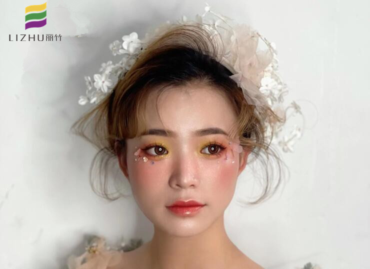 抽絲森系新娘，廣西新娘妝培訓(xùn)學(xué)校作品