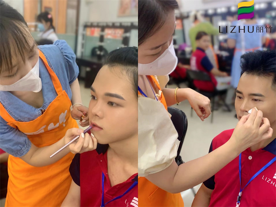 男士化妝技巧，南寧化妝學(xué)校分享課件