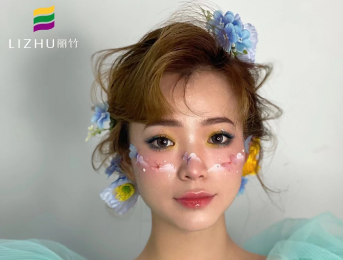 森系靈動(dòng)造型，廣西化妝彩妝學(xué)校作品