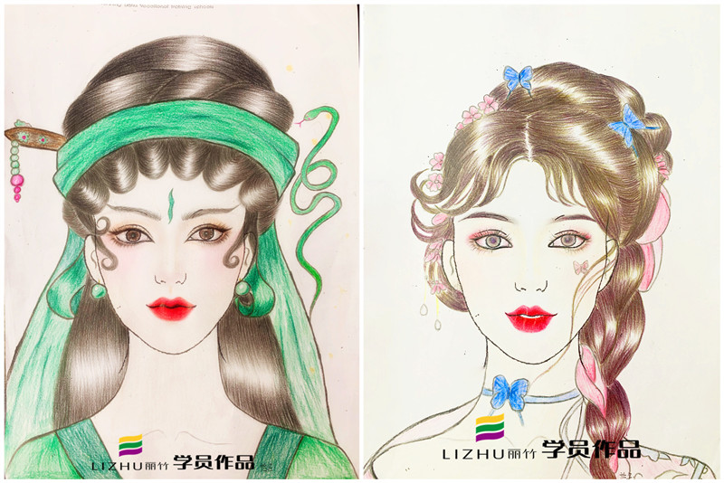 紙妝基礎(chǔ)圖練習(xí)，零基礎(chǔ)學(xué)化妝一點(diǎn)也不難