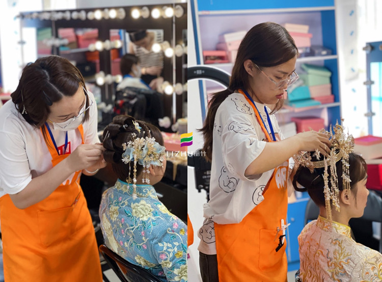 南寧化妝學(xué)校新娘妝：如何挑選頭飾？