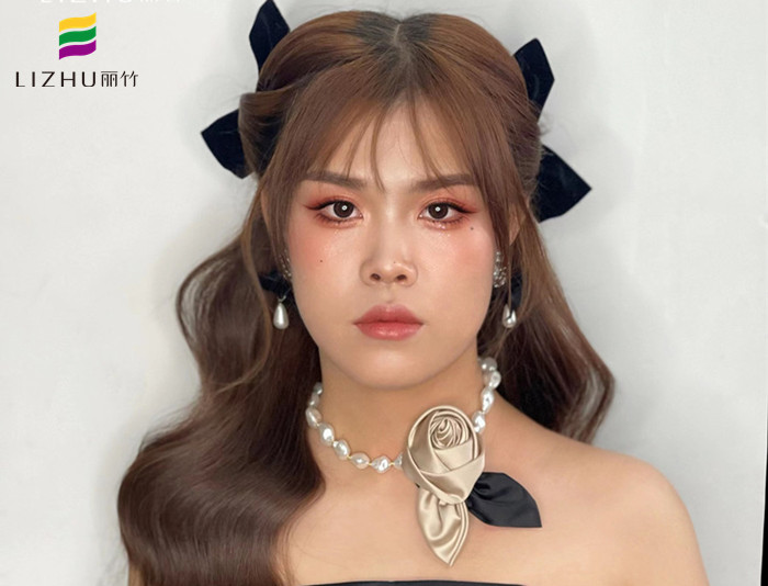 時(shí)尚禮服造型，廣西教化妝專業(yè)作品