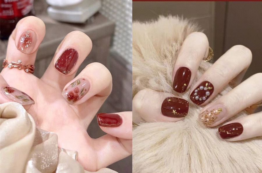 中國紅美甲，南寧美甲學(xué)習(xí)中心分享