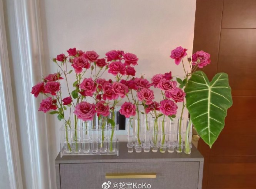 試管花瓶插花，廣西南寧花藝師培訓(xùn)學(xué)校分享浪漫