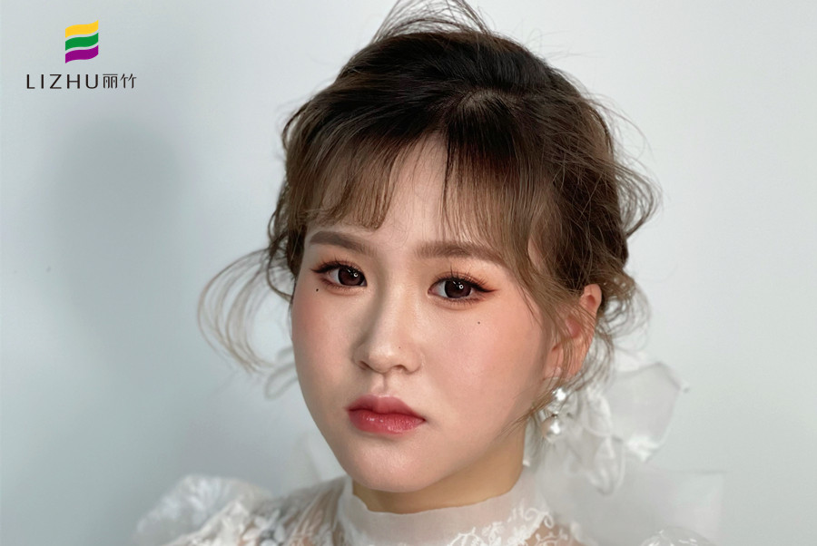 抽絲新娘造型，廣西美妝專業(yè)造型學校學員作品