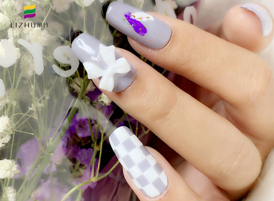 鮮花美甲，南寧美甲款式造型學(xué)校作品