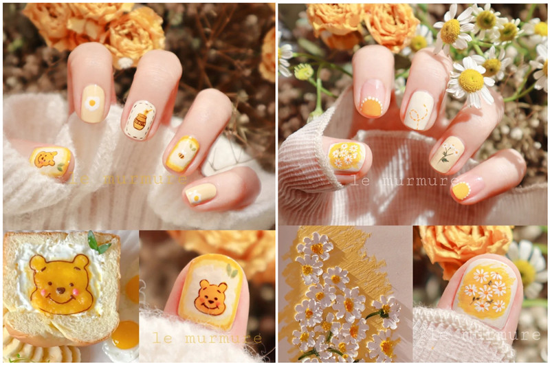 春天繁花美甲，南寧美甲造型款式學校推薦