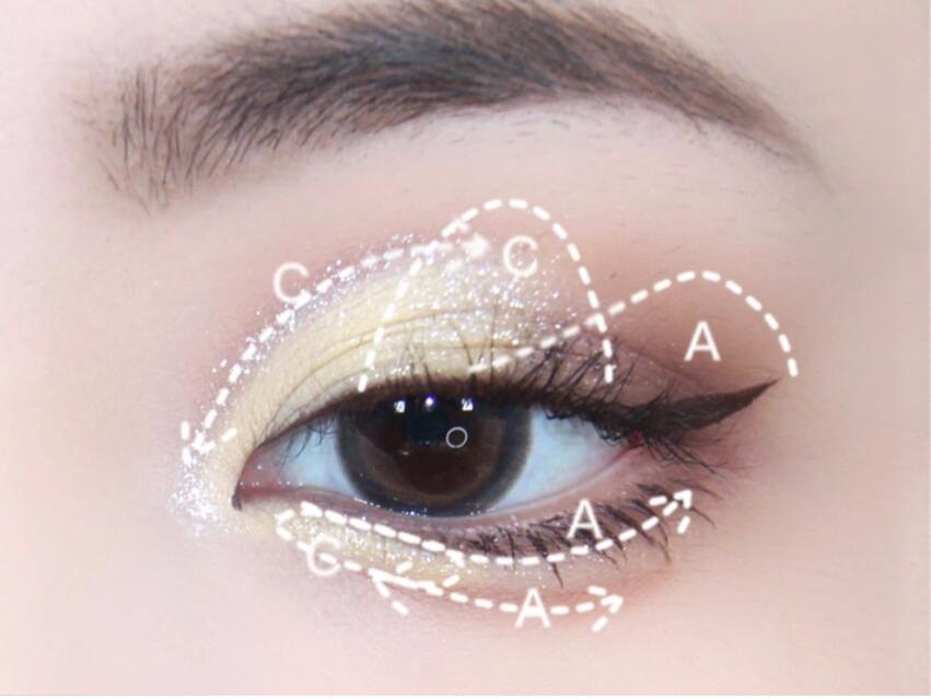 春日彩色眼妝，廣西彩妝基礎(chǔ)培訓(xùn)教學(xué)