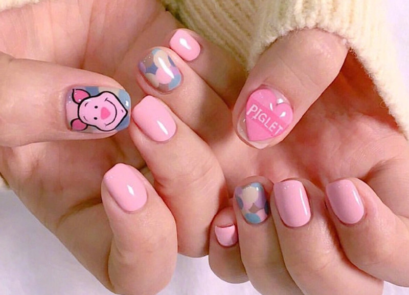 彩繪卡通美甲，南寧美甲培訓(xùn)機(jī)構(gòu)分享