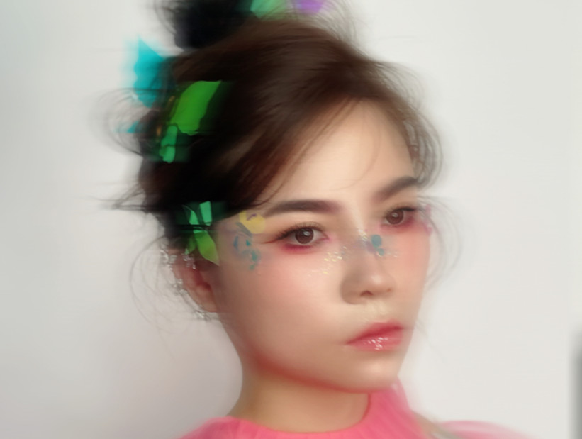 花樣抽絲新娘，廣西培訓彩妝職業(yè)作品欣賞