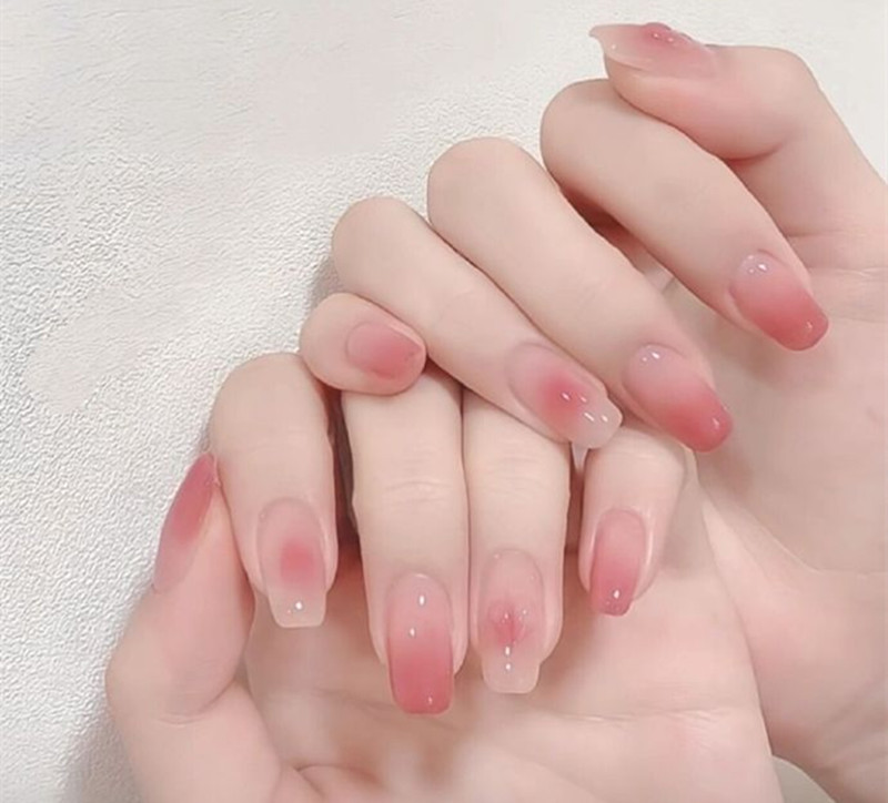 腮紅美甲圖片，廣西美甲造型網紅班分享