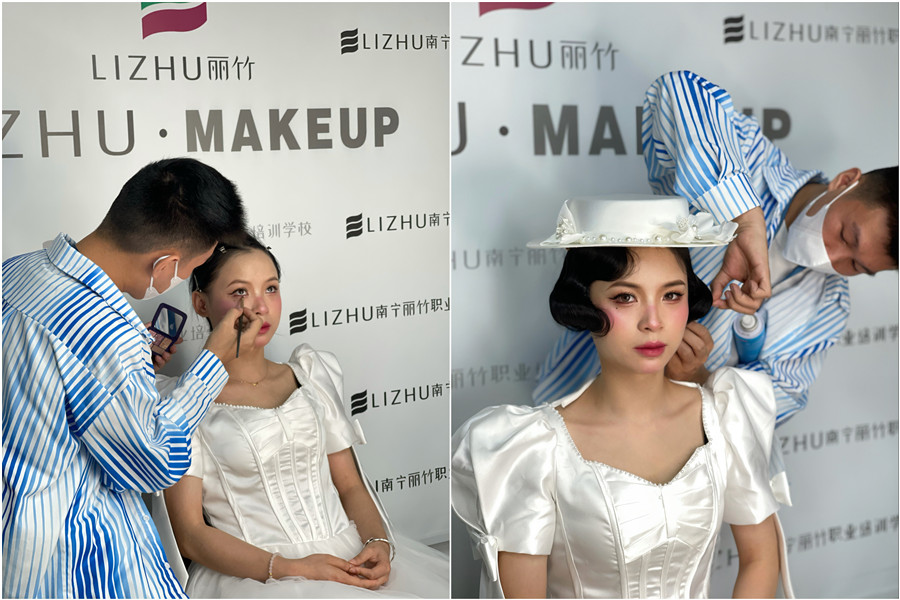 法式新娘特點，南寧化妝新娘造型培訓(xùn)分享