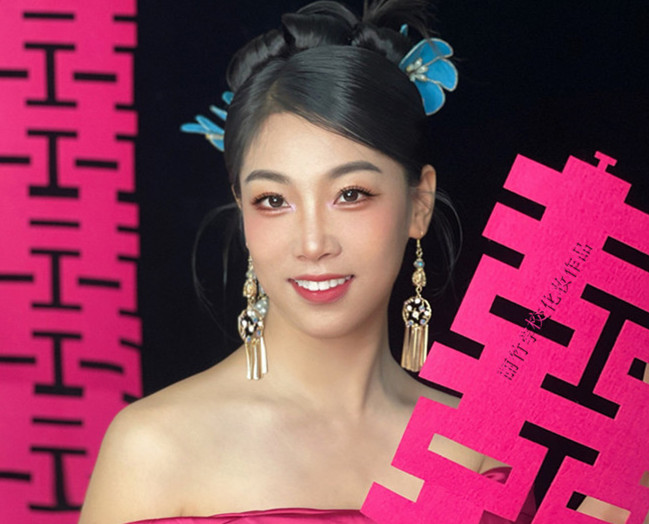 新娘晨袍造型，零基礎(chǔ)學(xué)新娘造型作品