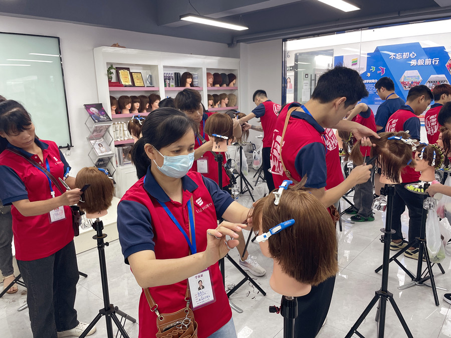 圓形堆積技巧，廣西剪發(fā)基礎(chǔ)培訓(xùn)分享