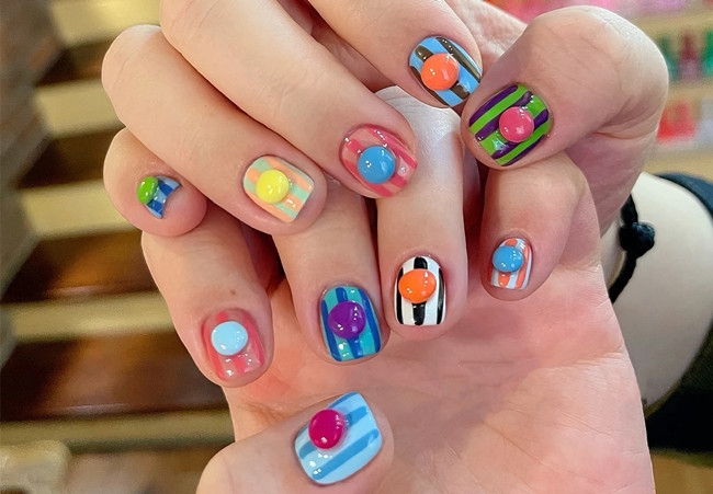 多巴胺美甲，南寧美甲網(wǎng)紅造型分享