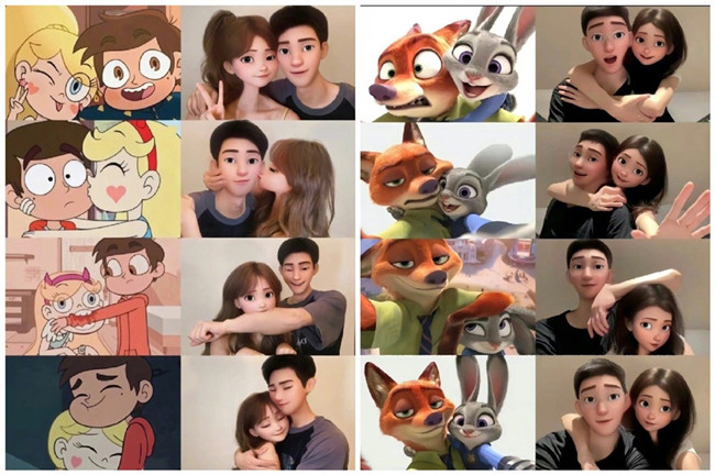 廣西拍照：超全卡通拍照姿勢(shì)，古靈精怪