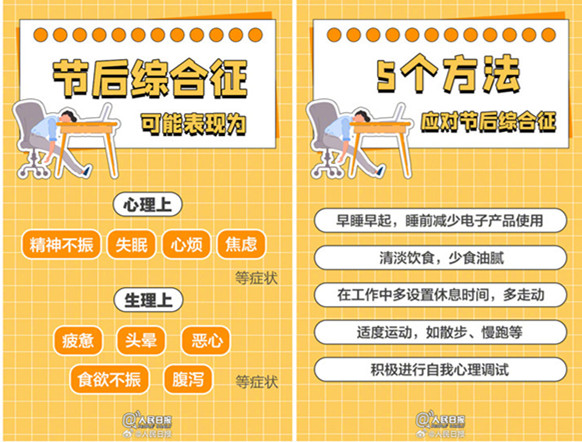 如何擺脫節(jié)后綜合癥？如何調(diào)整好狀態(tài)？