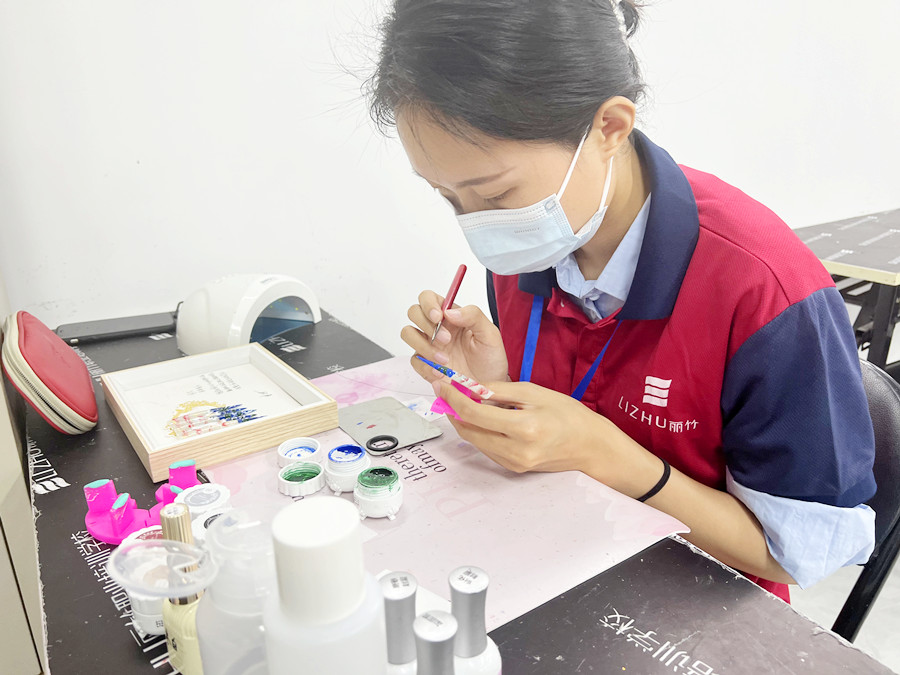 南寧美甲美睫美容學校學員作品