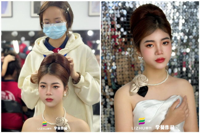 復(fù)古新娘造型，零基礎(chǔ)學(xué)彩妝造型作品 