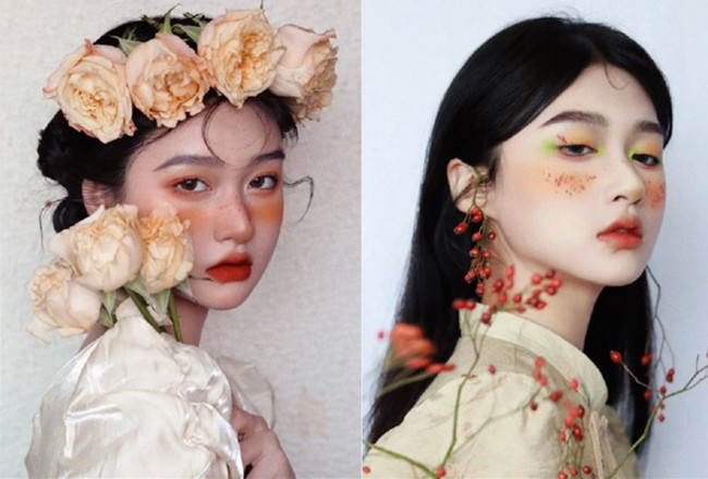 鮮花造型寫真，廣西化妝形象造型培訓(xùn)分享
