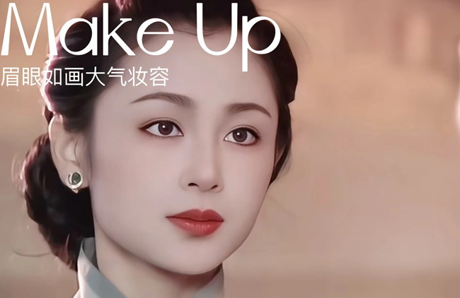 民國(guó)大女主妝容教程，南寧化妝專業(yè)培訓(xùn)
