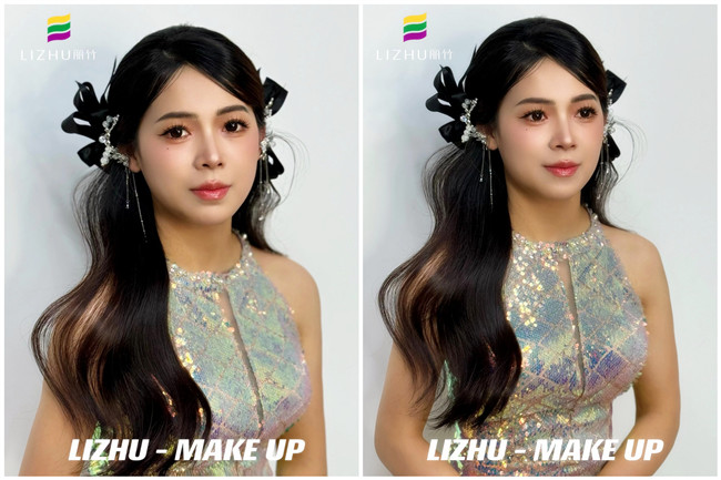 禮服造型，廣西化妝形象學(xué)校作品