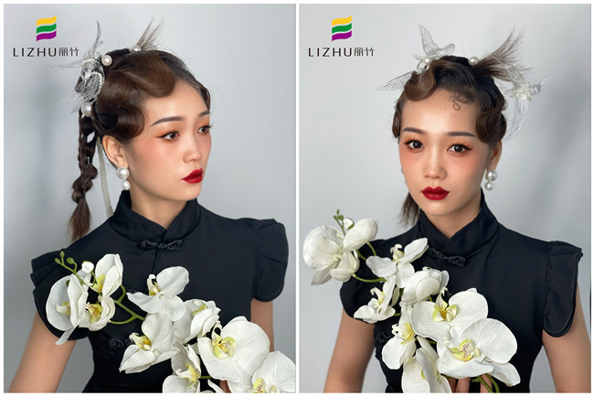 新中式國風(fēng)造型，南寧化妝進(jìn)修培訓(xùn)課堂作品