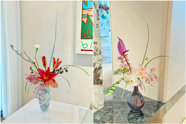 中式花瓶插花作品，南寧插花師學(xué)校收集分享