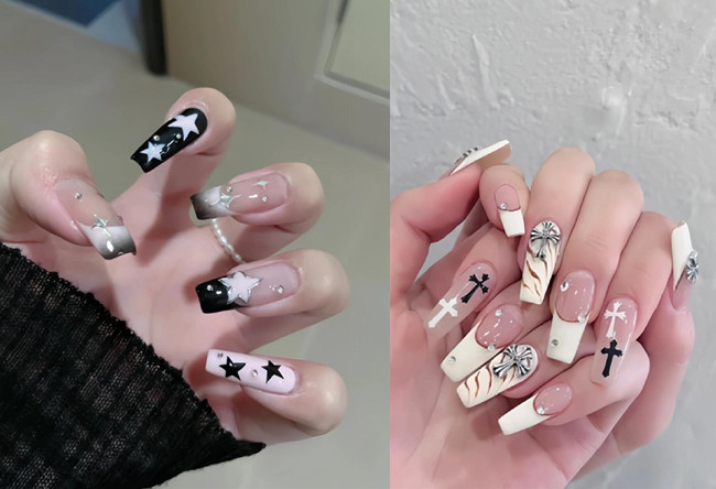 甜辣風夏日美甲，廣西美甲款式造型學校推薦