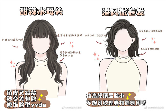 遮顴骨顯臉小發(fā)型，南寧美發(fā)造型發(fā)型推薦