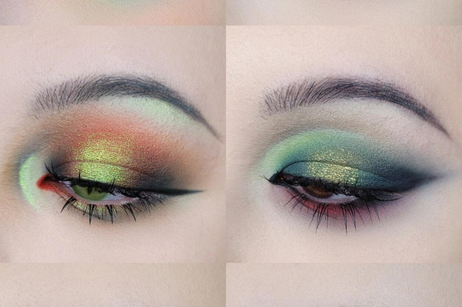 彩色煙熏截?cái)嘌蹔y，零基礎(chǔ)學(xué)眼妝