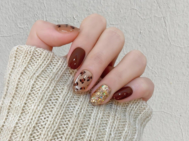 瑪瑙色系美甲，南寧美甲款式分享